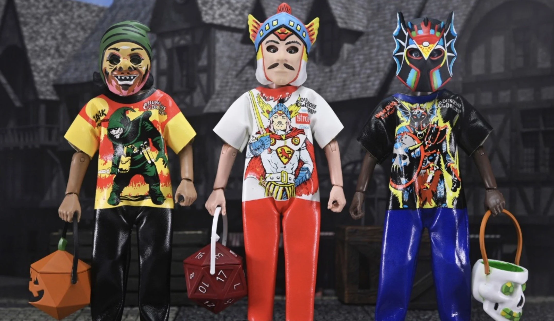 Neca reveals Dungeons & Dragons X Ben Cooper Costume Kids Action Figures